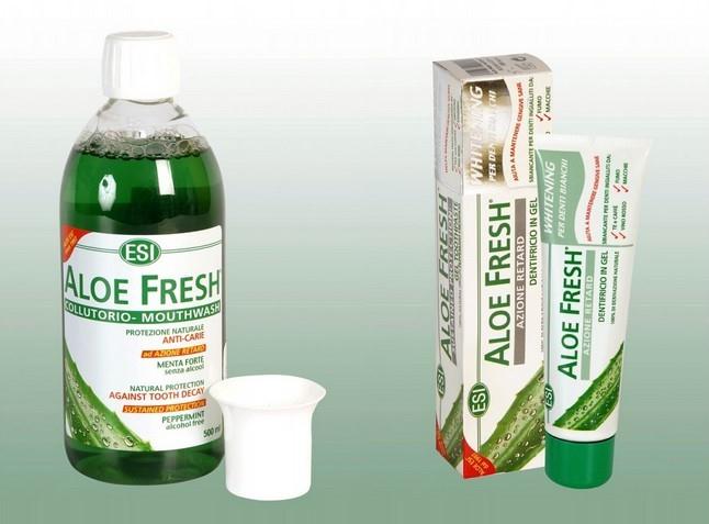 Ústní voda a zubní pasta s ALOE VERA Ústní voda a zubní pasta s ALOE VERA
