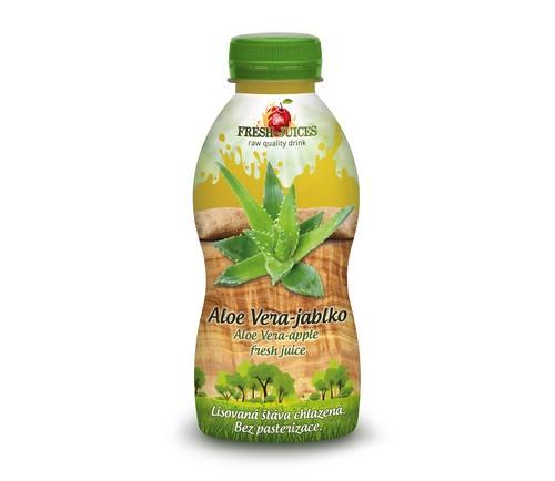 Čerstvá šťáva - Aloe vera a jablko