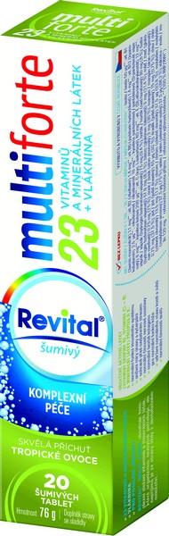 Revital MultiForte ve dvou variantách s 10 nebo 23 vitamíny a minerály